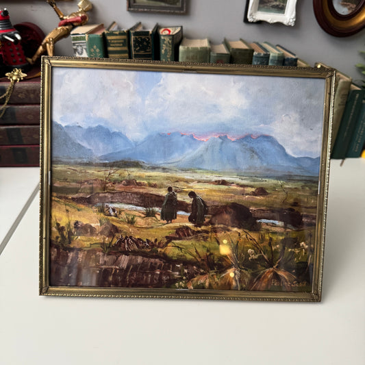 A Long Ways To Go Yet  - 8x10 PRINT in Brass Frame