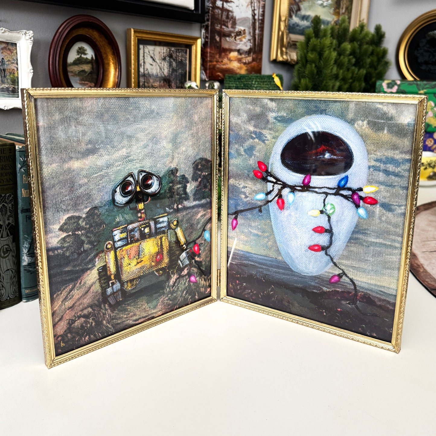 Holding Hands : Part 1 - PRINT in brass couples frame, 8x10