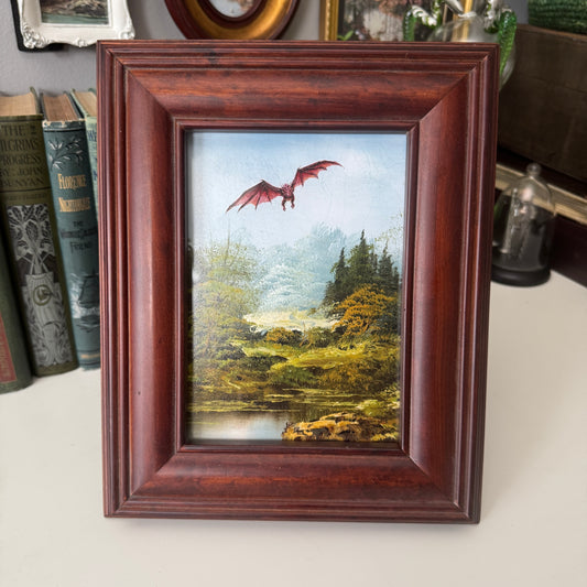 The Magnificent  - PRINT 5x7 in wood frame