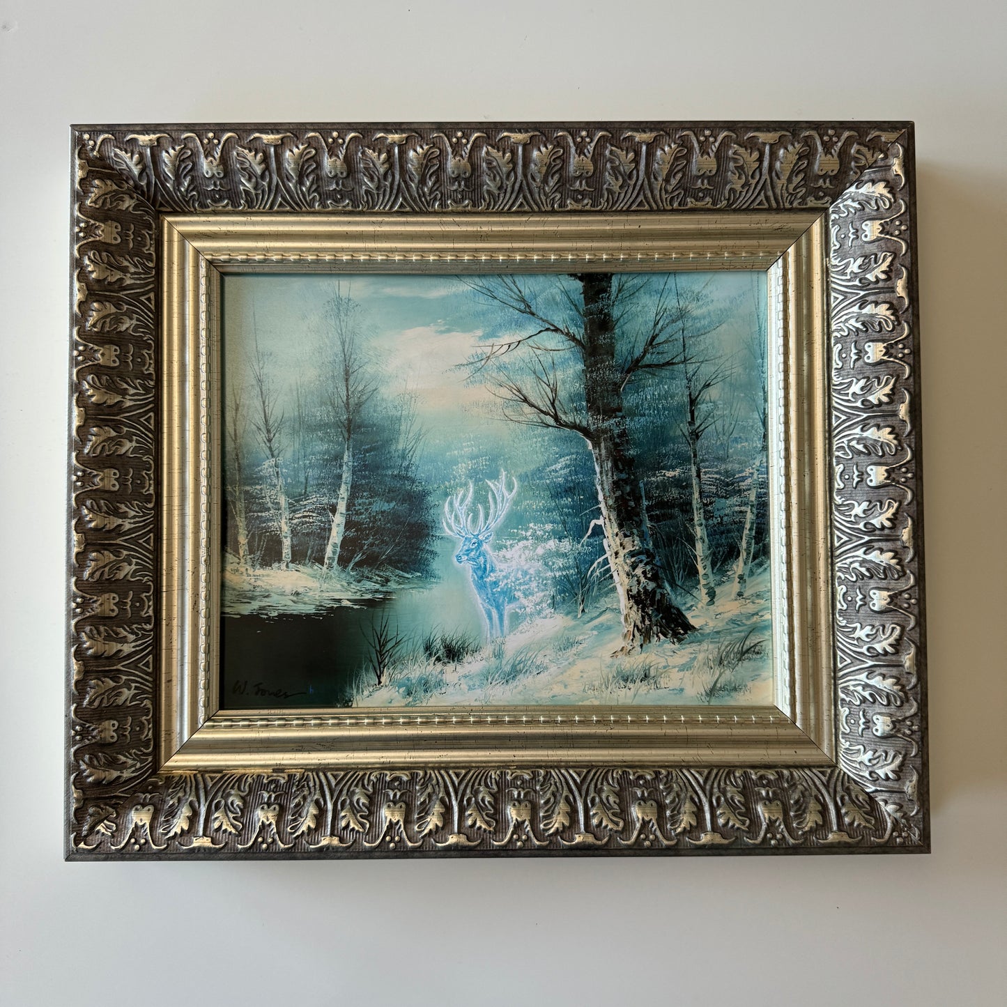 The Stag - 8x10 PRINT in Vintage Frame