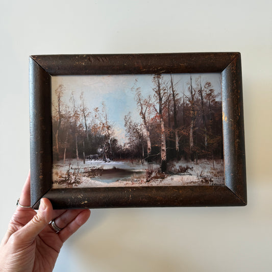 A Walk With Fang - 8x10 PRINT in Antique Frame