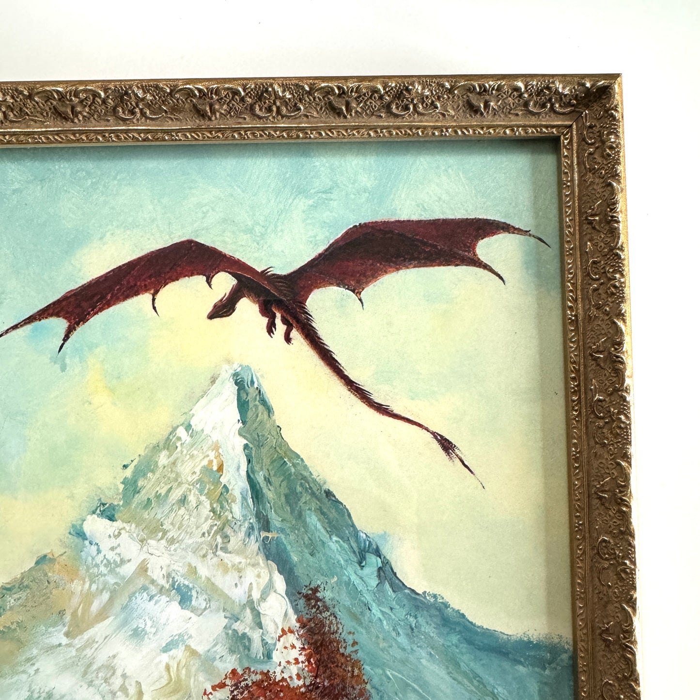 The Dragon - PRINT in Reclaimed Frame, OOAK Show