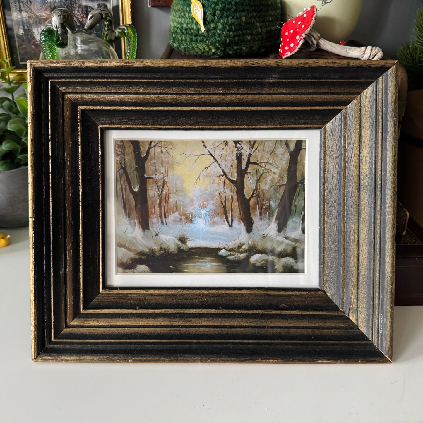 After All This Time? - PRINT in vintage wood frame