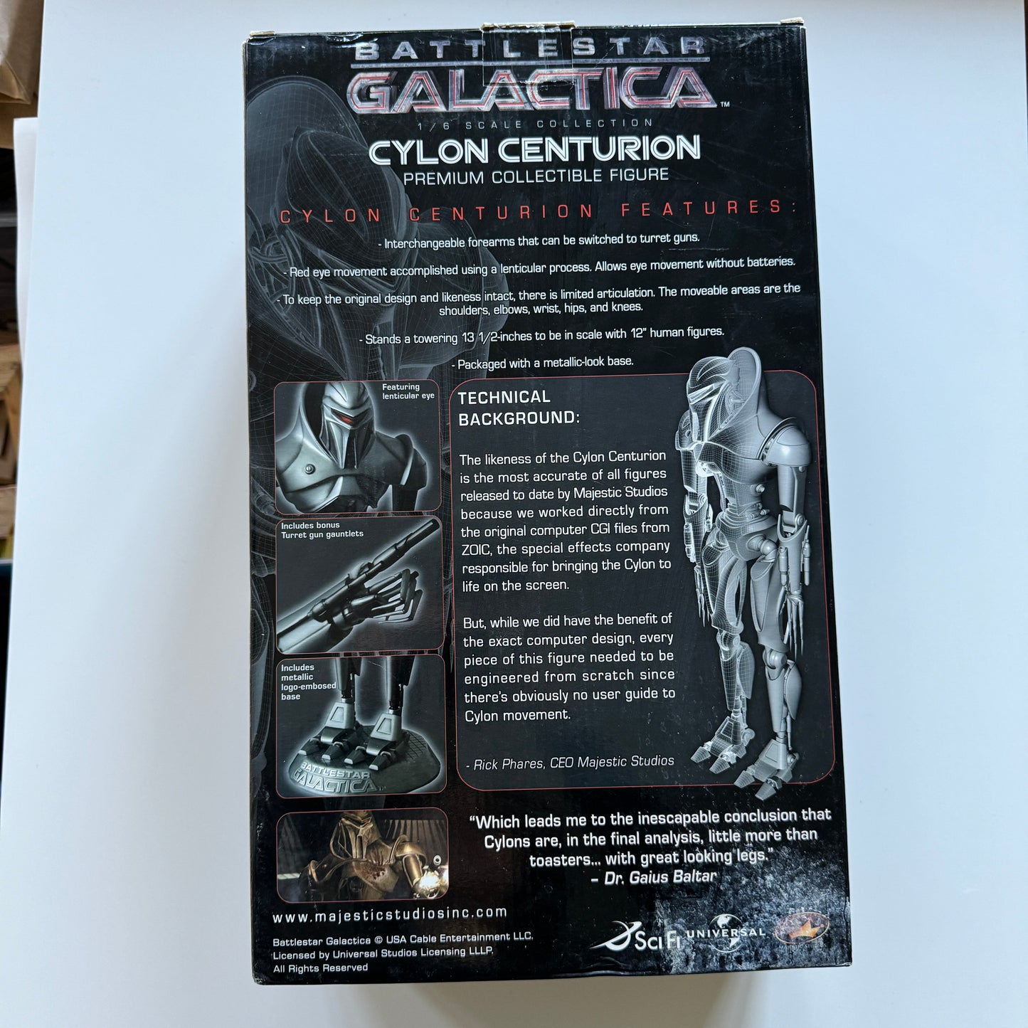 Battlestar Galactica Cylon Centurion 1:6 scale model + Digital Download Bundle