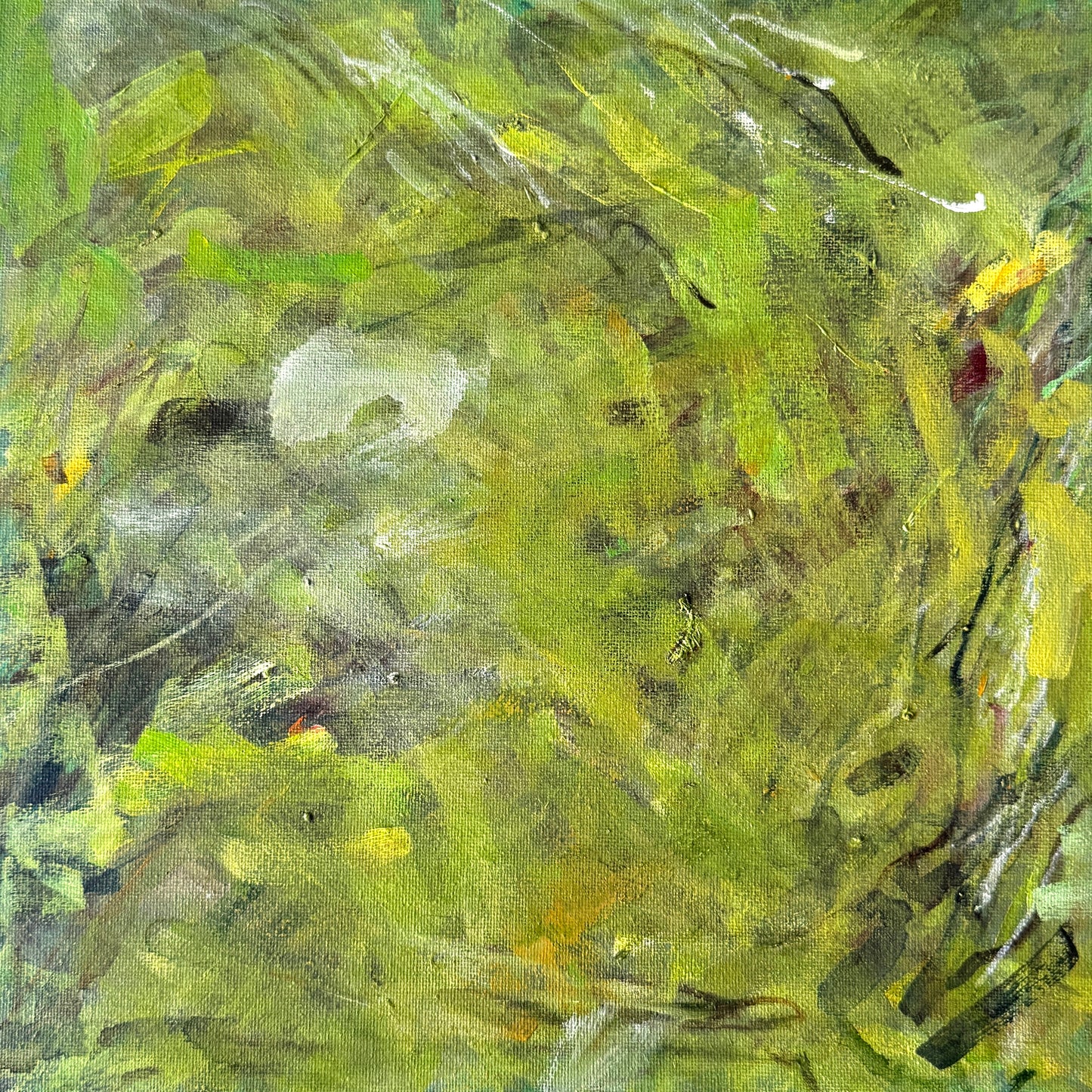 Abstract Cast-off Paint canvas from Black Knight & Dagobah