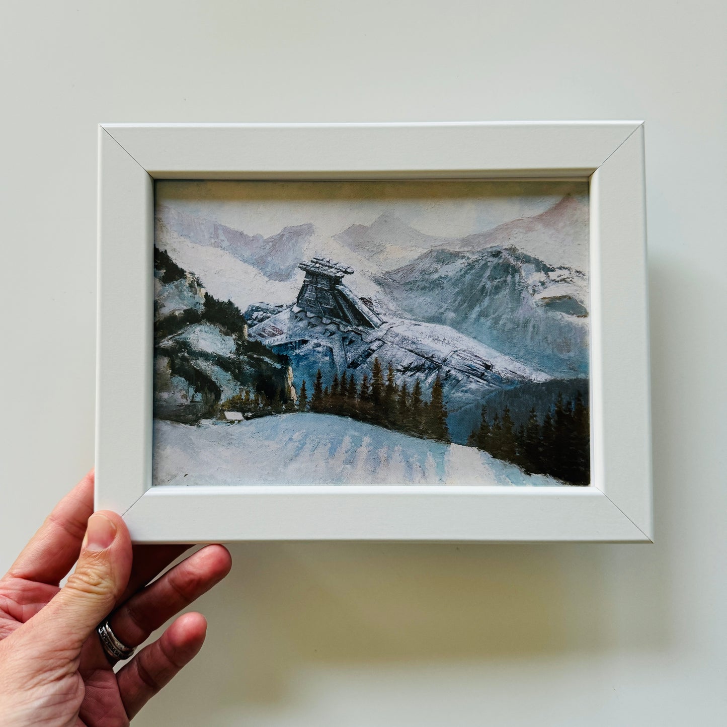 Mt. Venator - 5x7 PRINT in white frame