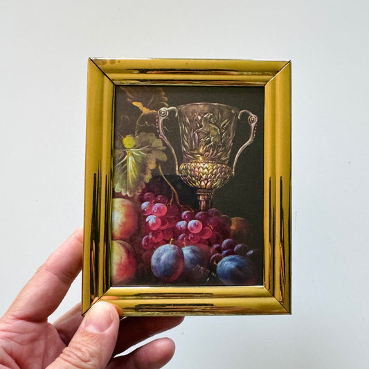 Helga's Cup - PRINT in brass frame OOAK Show