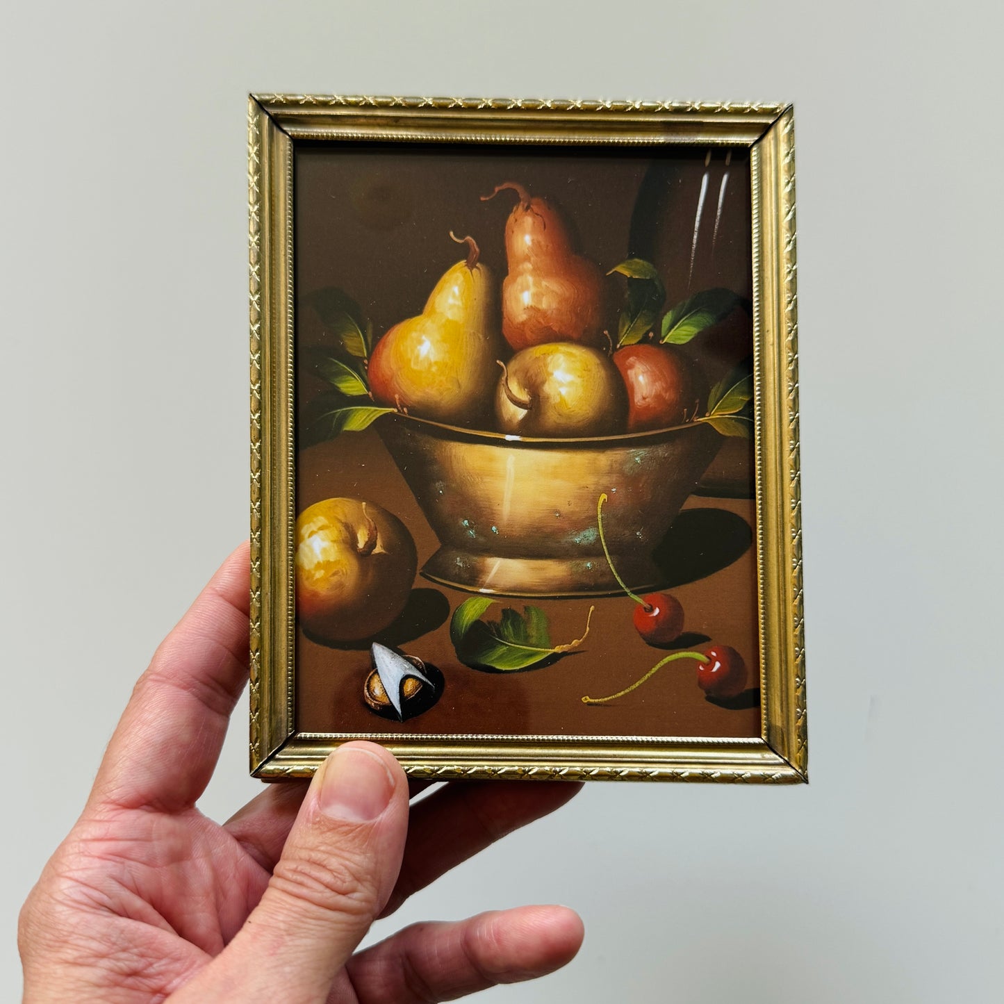 Still Life with Combadge - PRINT in small brass frame 1 OOAK Show