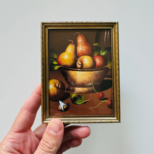 Still Life with Combadge - PRINT in small brass frame 2 OOAK Show