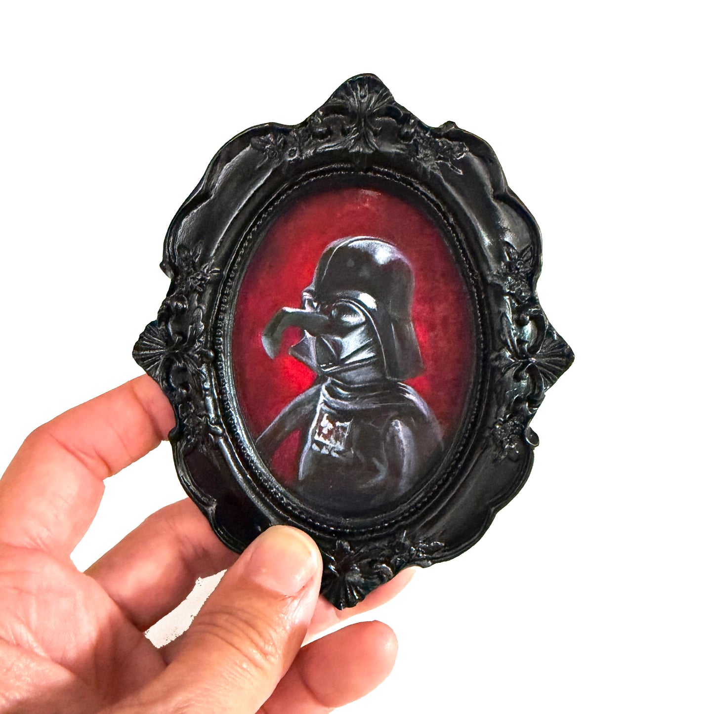 Darth - PRINT in black frame