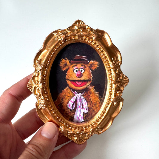 The Comedian  - PRINT in gold frame