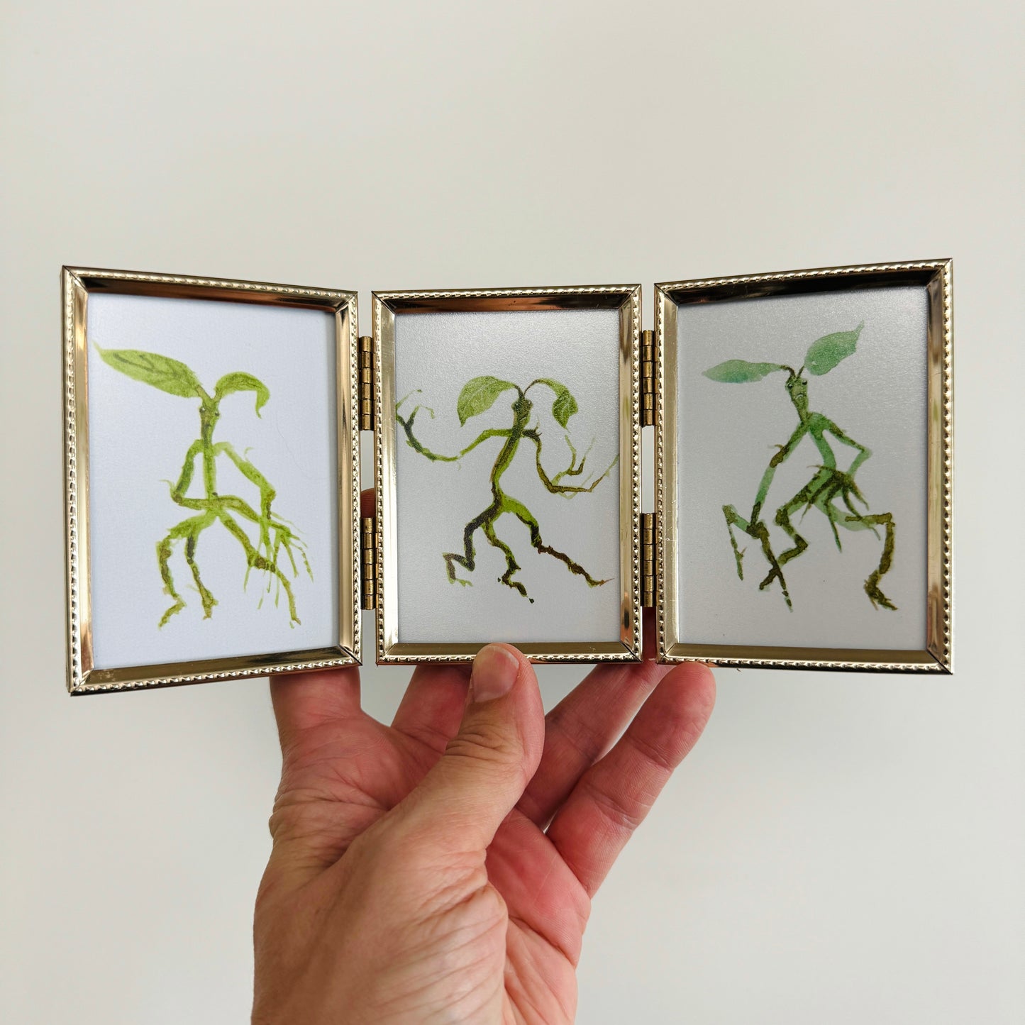 Bowtruckle Trio - PRINTs in portrait frame