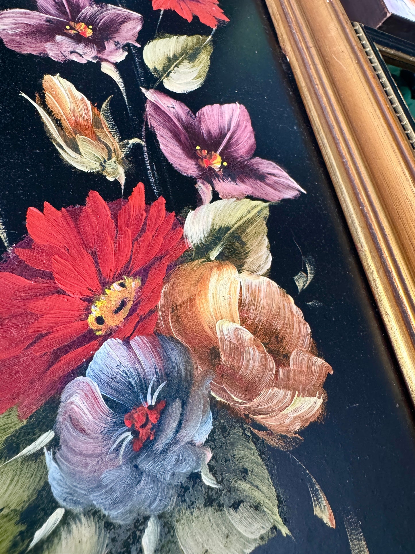 Alice's Flowers : We Don't Want Weeds, original upcycled vintage art