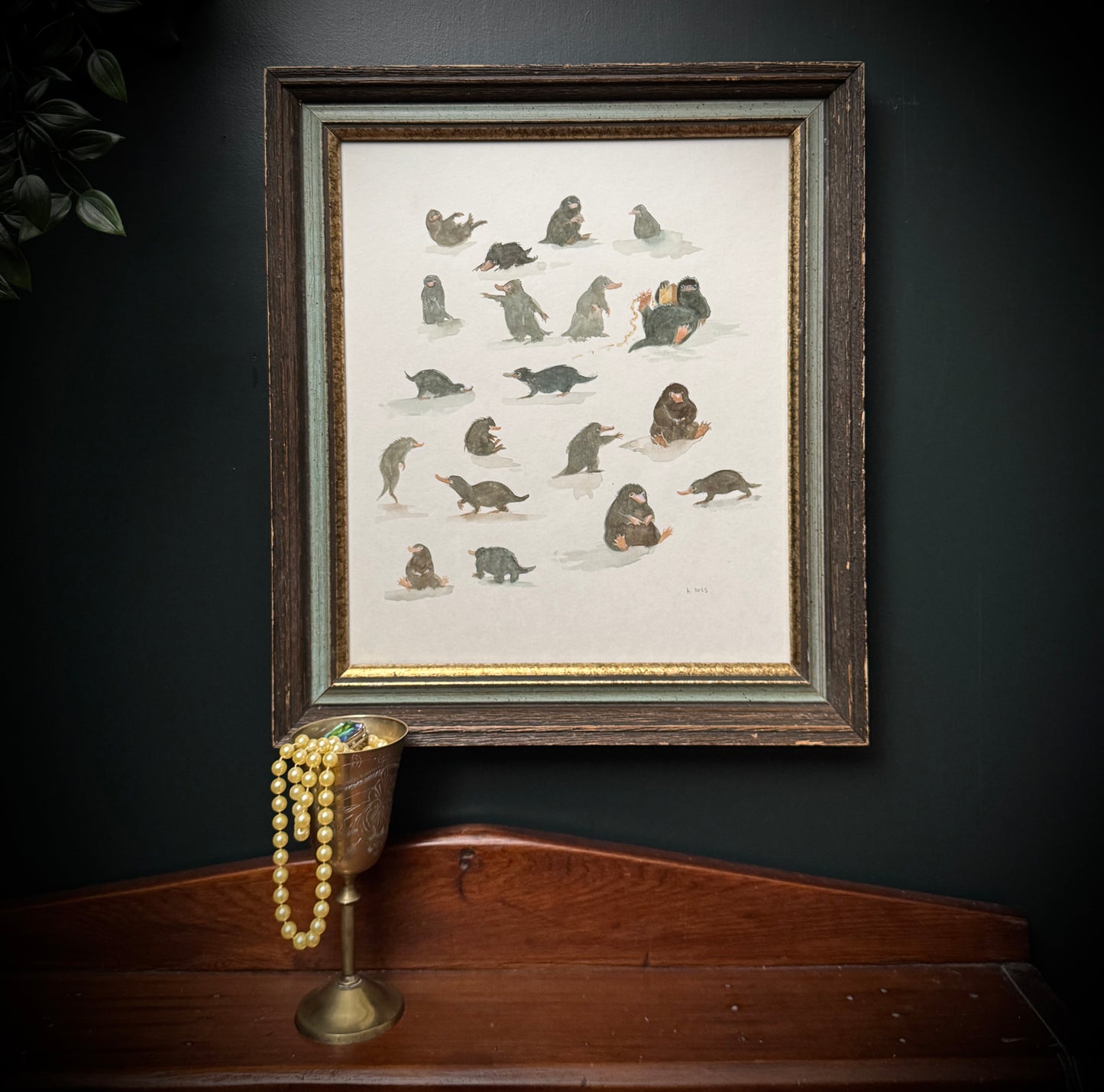 Little Bandits Study No.3 - original watercolour study