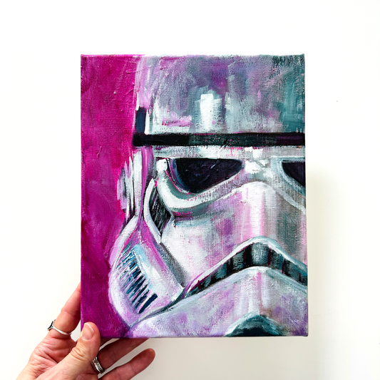 AVAILABLE MAY THE 4th - Sketch : Trooper No.2, acrylic on canvas