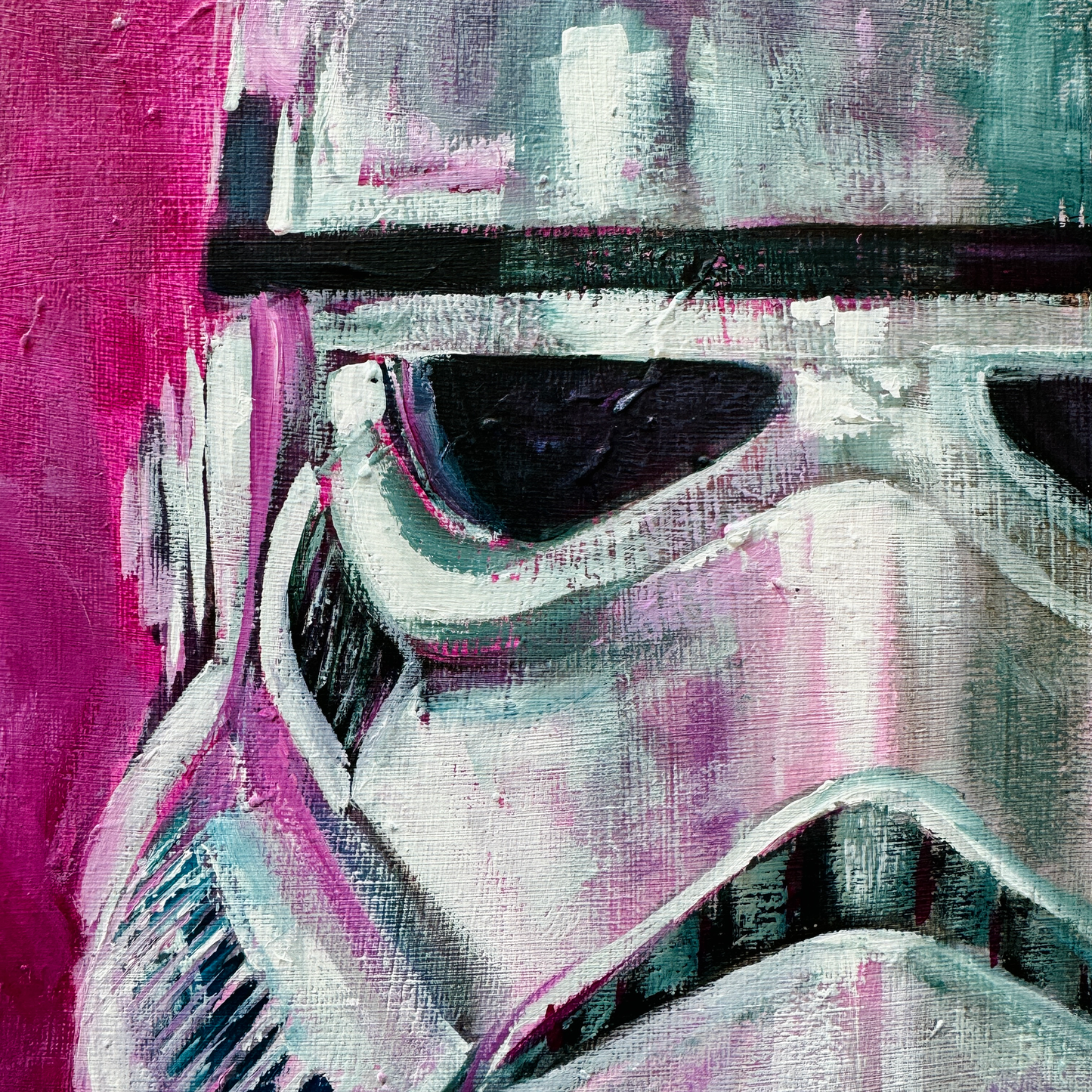 Sketch : Trooper No.2, acrylic on canvas