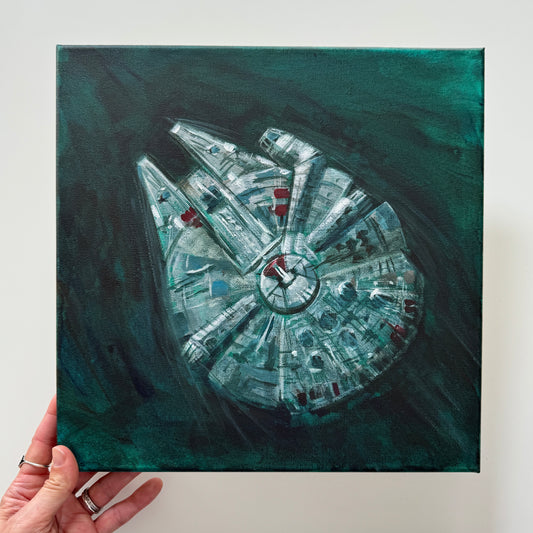 AVAILABLE MAY THE 4th - Sketch : Twelve Parsecs, acrylic on canvas