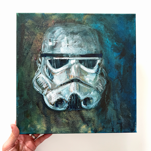 AVAILABLE MAY THE 4th - Sketch : Trooper No.1, acrylic on canvas
