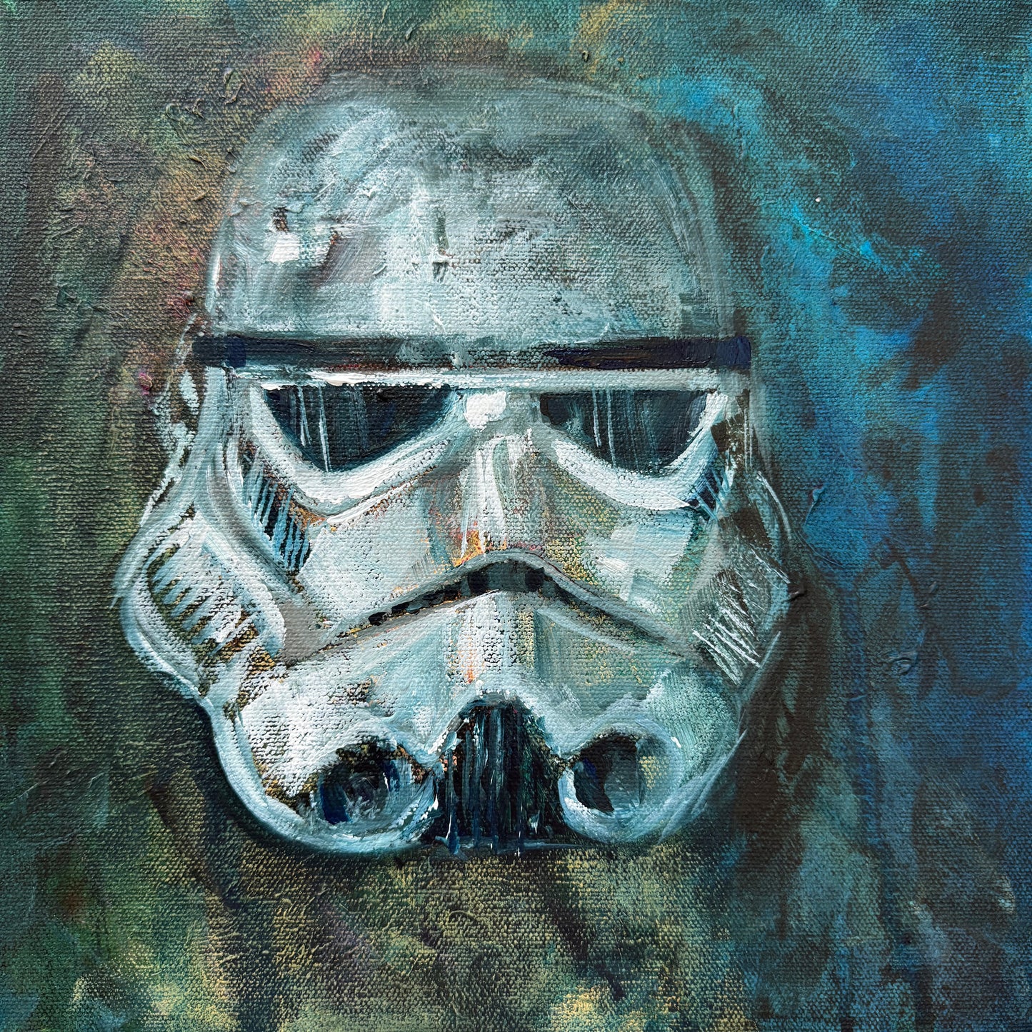 Sketch : Trooper No.1, acrylic on canvas