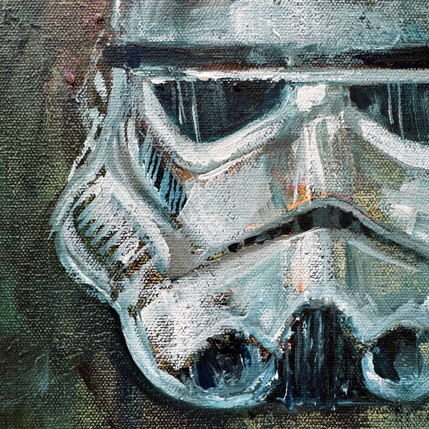 Sketch : Trooper No.1, acrylic on canvas