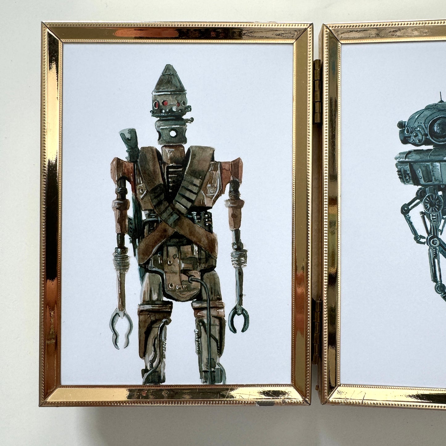 Portraits of Droids Trio - Vintage Frame, metal - NEW