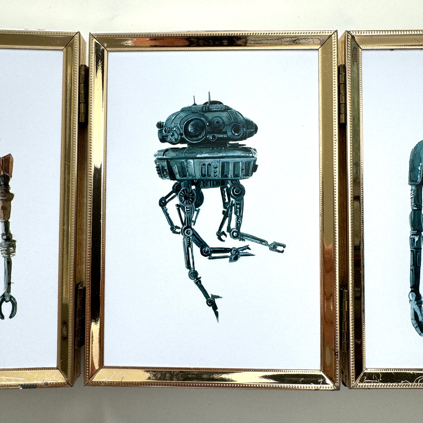 Portraits of Droids Trio - Vintage Frame, metal - NEW