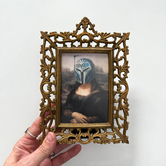 Mandolisa - PRINT in Ornate Frame, Metal