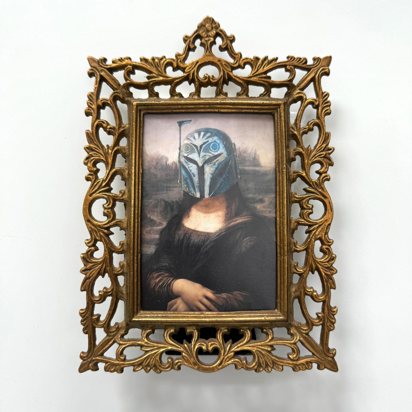 Mandolisa - PRINT in Ornate Frame, Metal