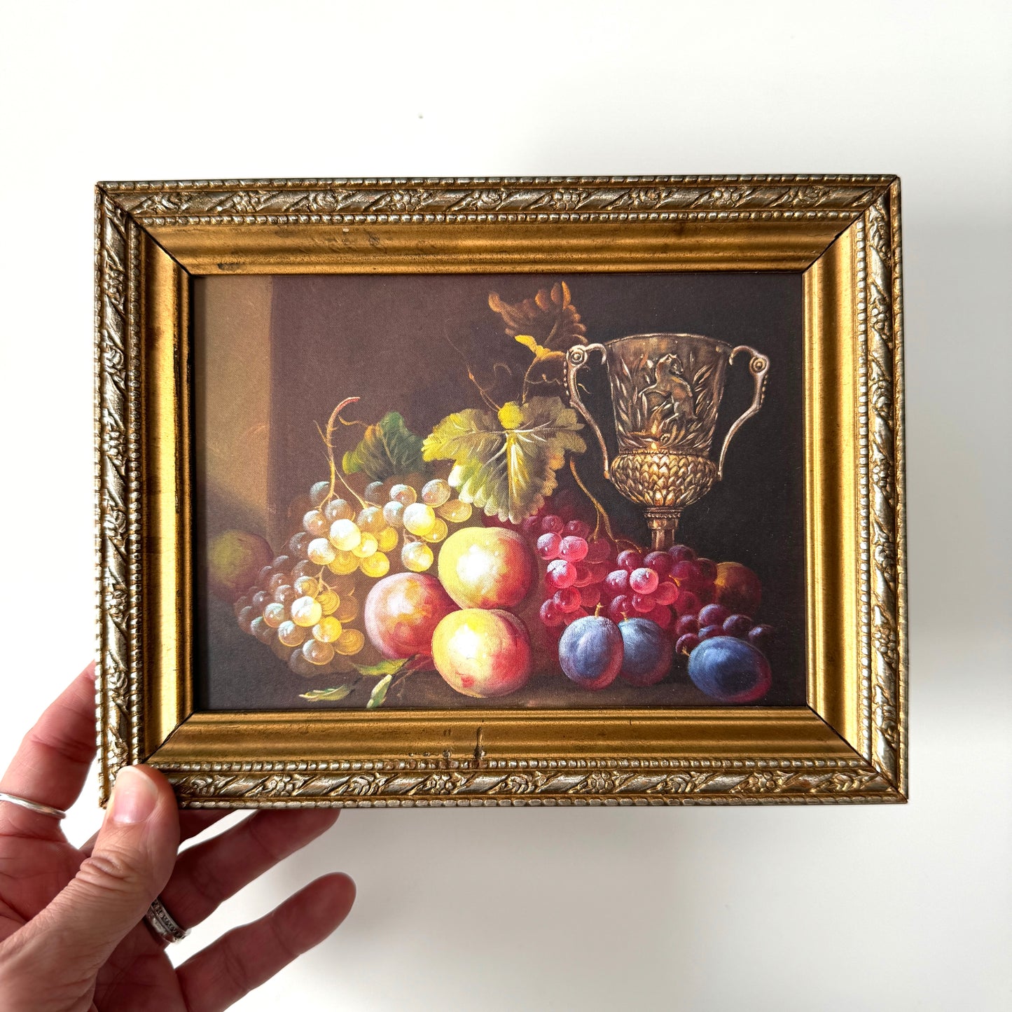 Helga's Cup - PRINT in Vintage Gold Frame