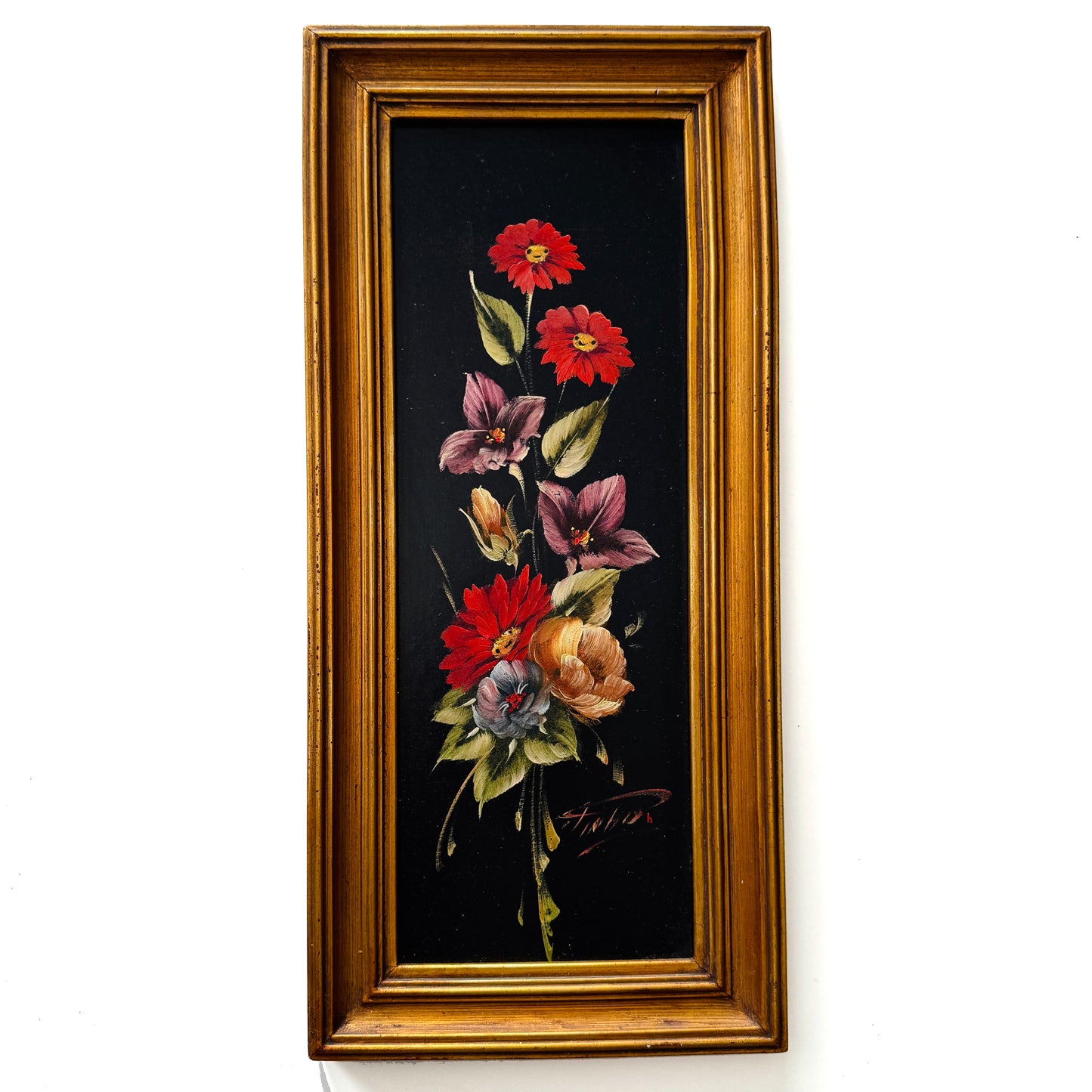 Alice's Flowers : We Don't Want Weeds, original upcycled vintage art