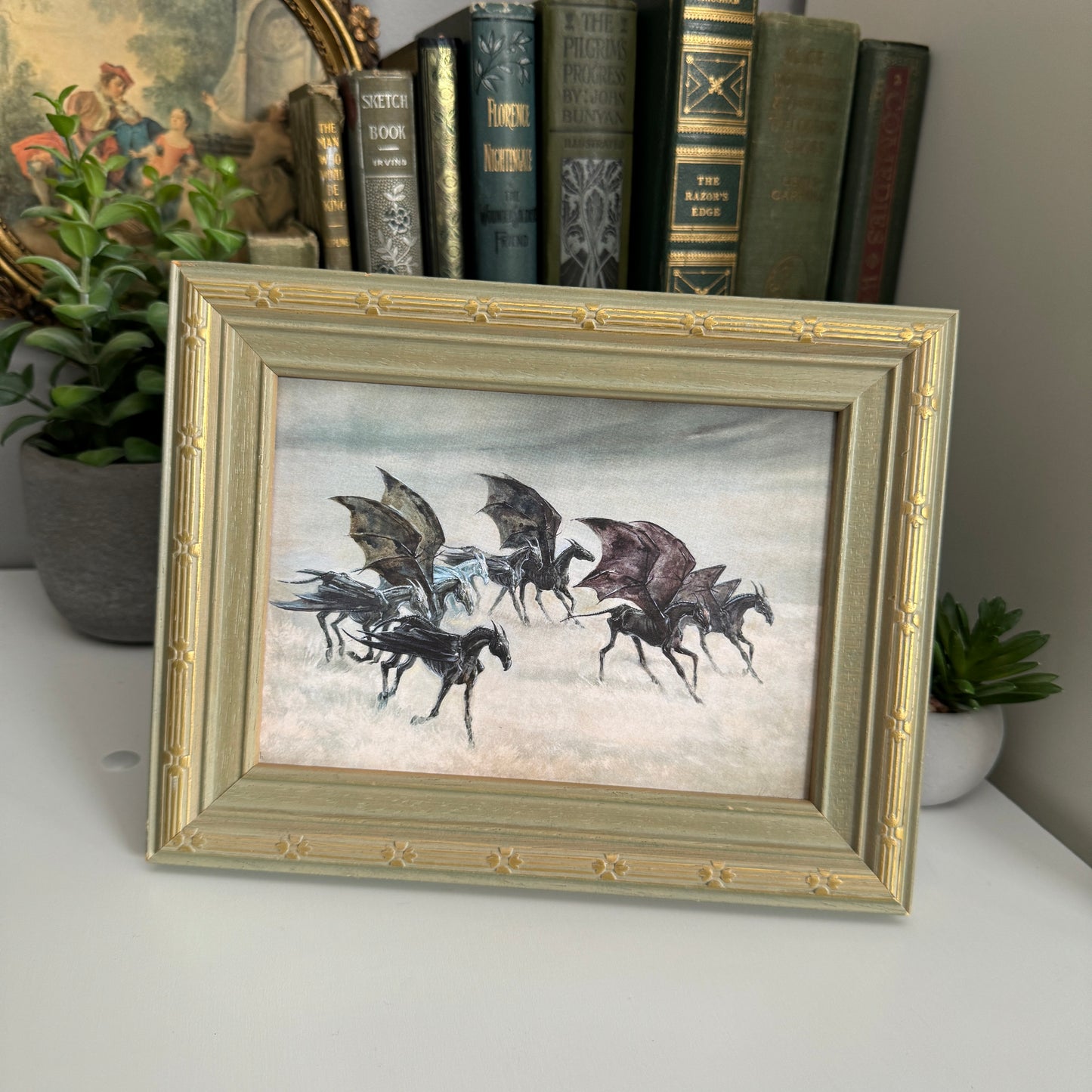 I Can See Them, Too - PRINT in Vintage Frame