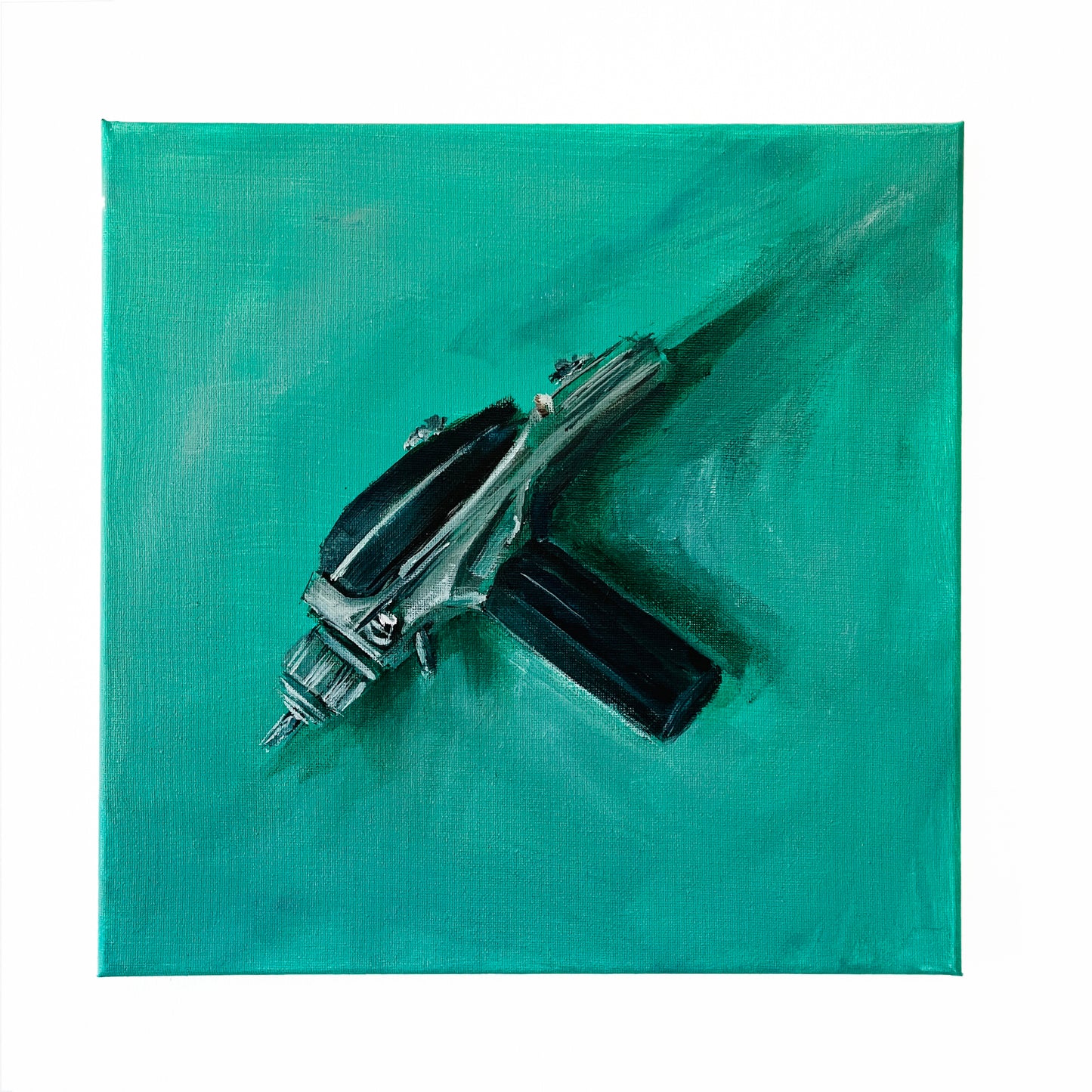 Sketch : Phaser, original acrylic painting