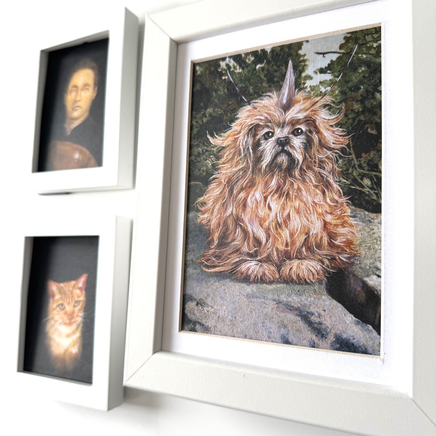 Boldly Go - Pet Set - PRINTs in white frames