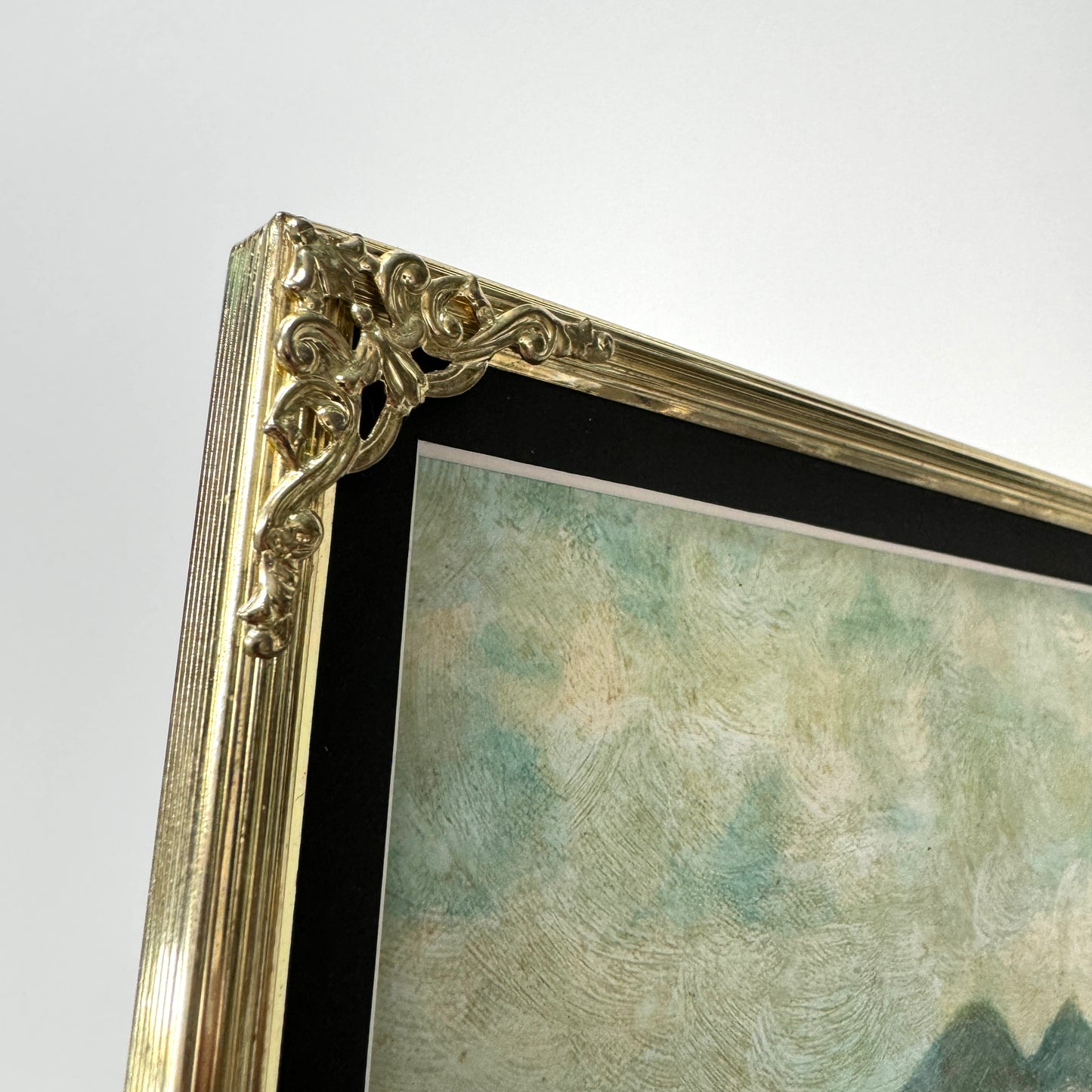 Nessie - PRINT 8x10 in vintage brass frame