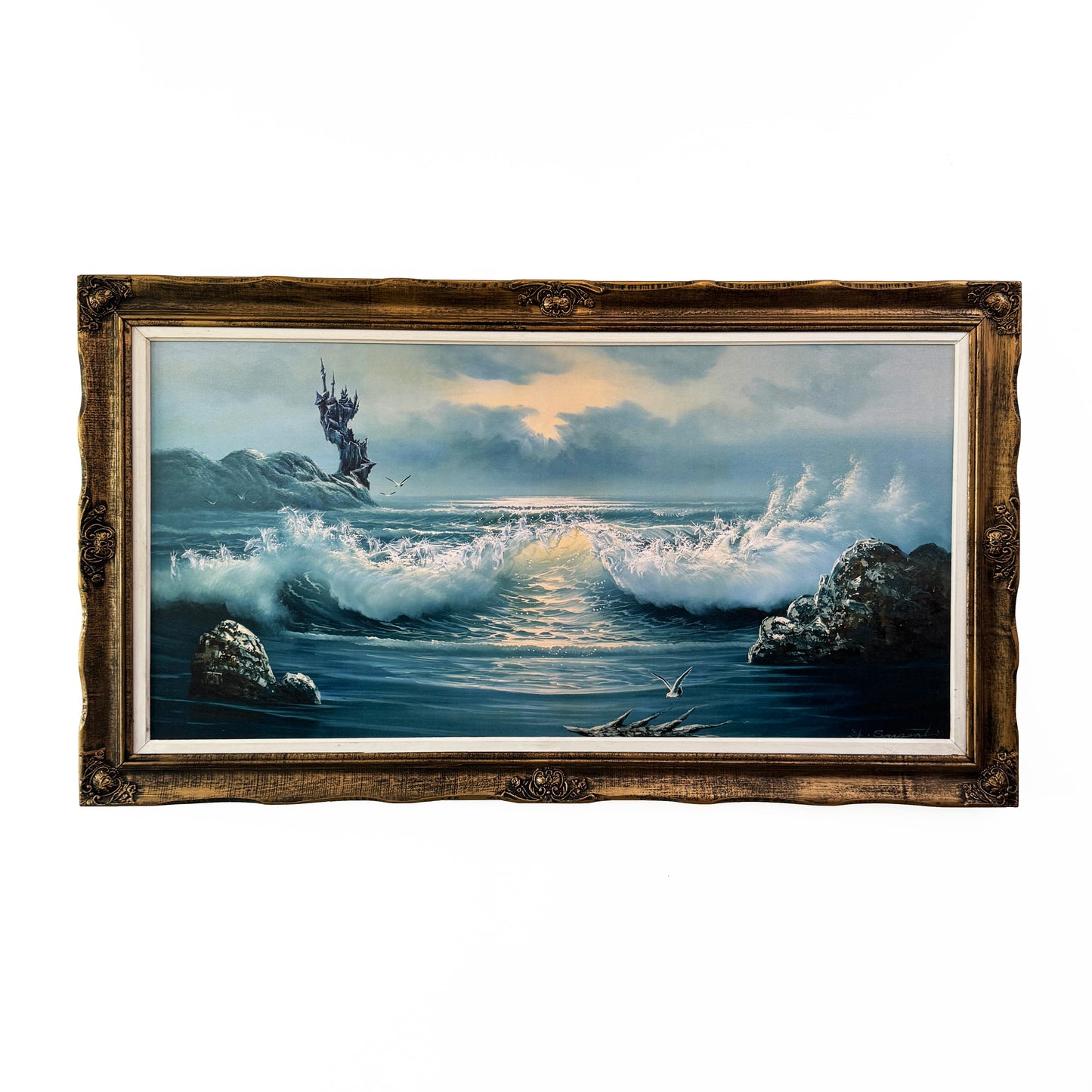 They Belong To Me - PRINT 24 x 48 print on canvas in vintage frame