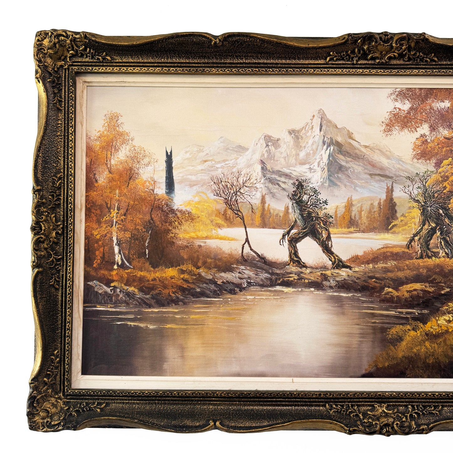 To Isengard - PRINT 24 x 48 canvas print in vintage frame