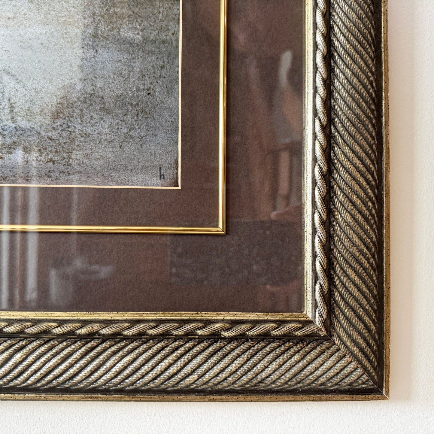 Boldly Go : NCC-1701 - PRINT 18 x 24 on in ornate silver frame