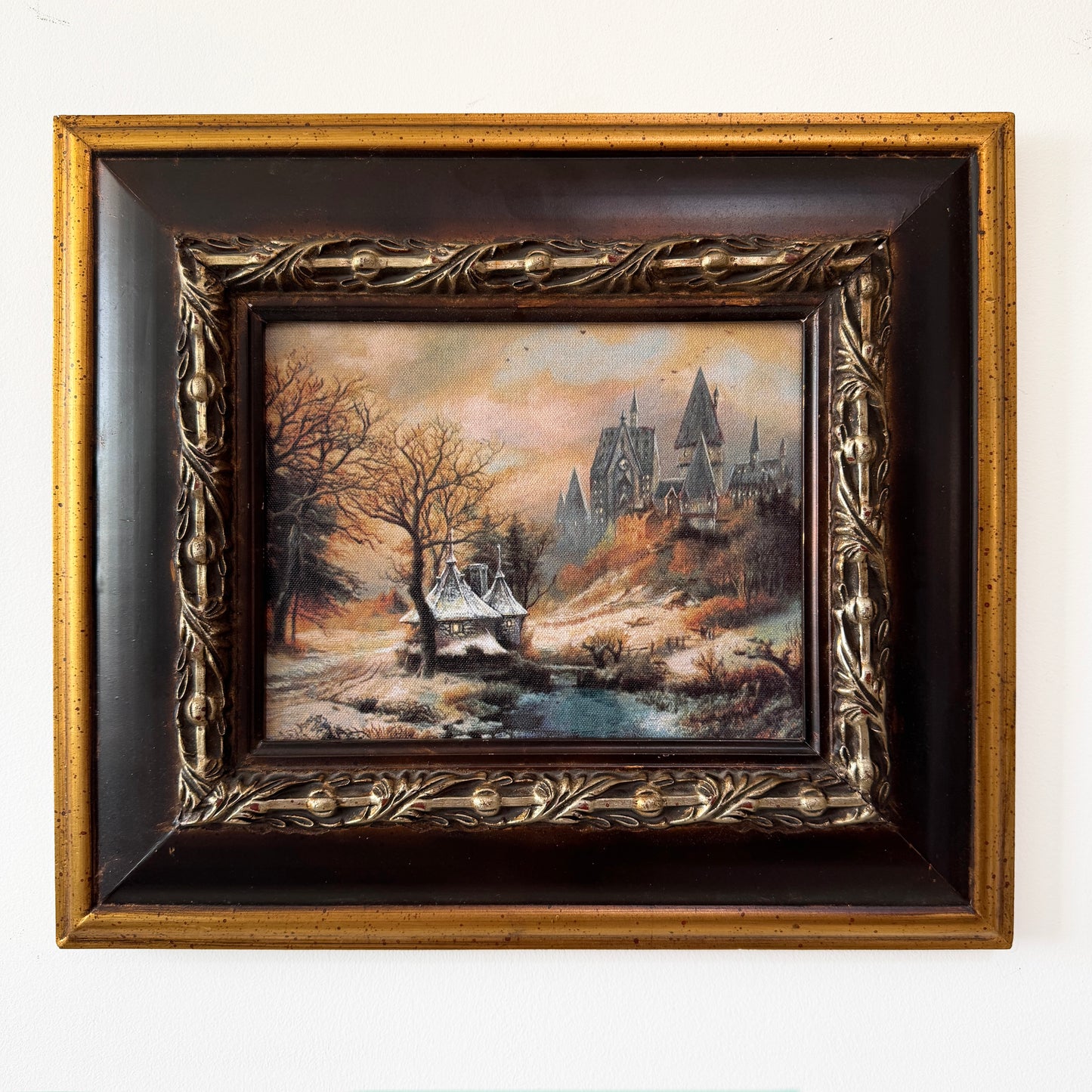 The Gamekeeper's Hut - PRINT 8x10 on canvas in ornate frame