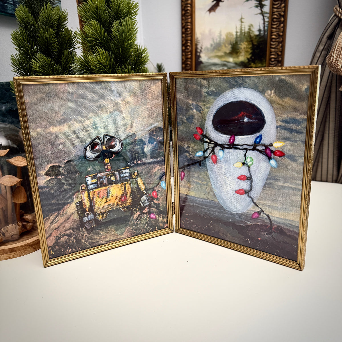 Holding Hands : Part 1 - PRINT in brass couples frame, 5x7