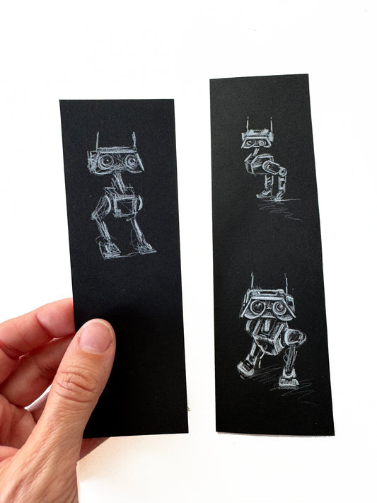 Portrait of a Droid : BD-1 Sketches - set of three mini