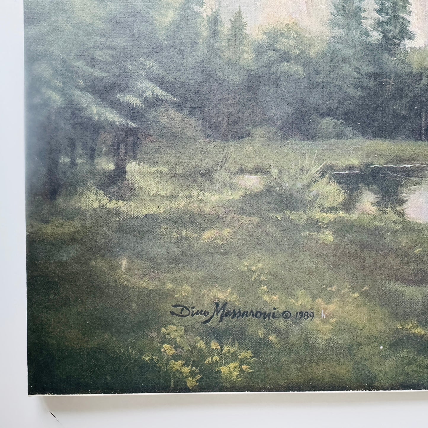 Long Have I Desired, original upcycled vintage painting