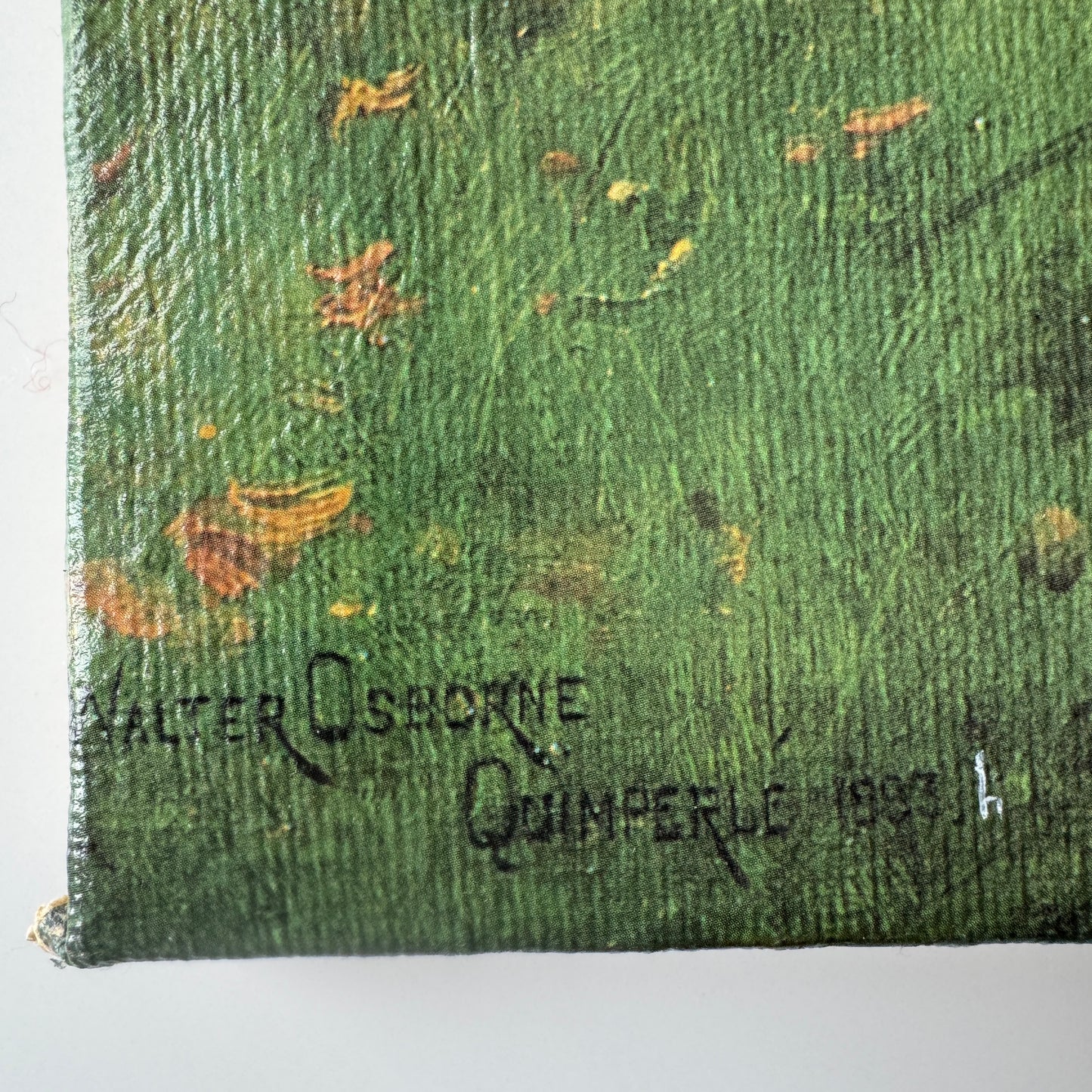 Entwives : Garden of the Entwives, original upcycled vintage painting