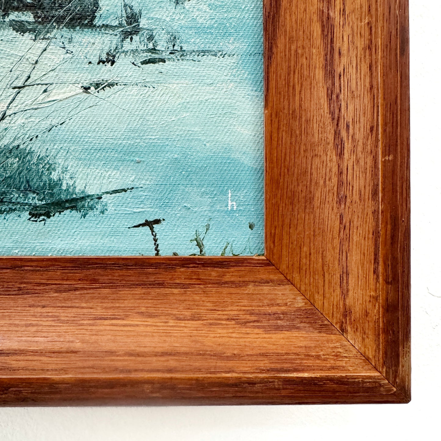 Ents : While Trees Sleep, Part 2, original upcycled vintage painting