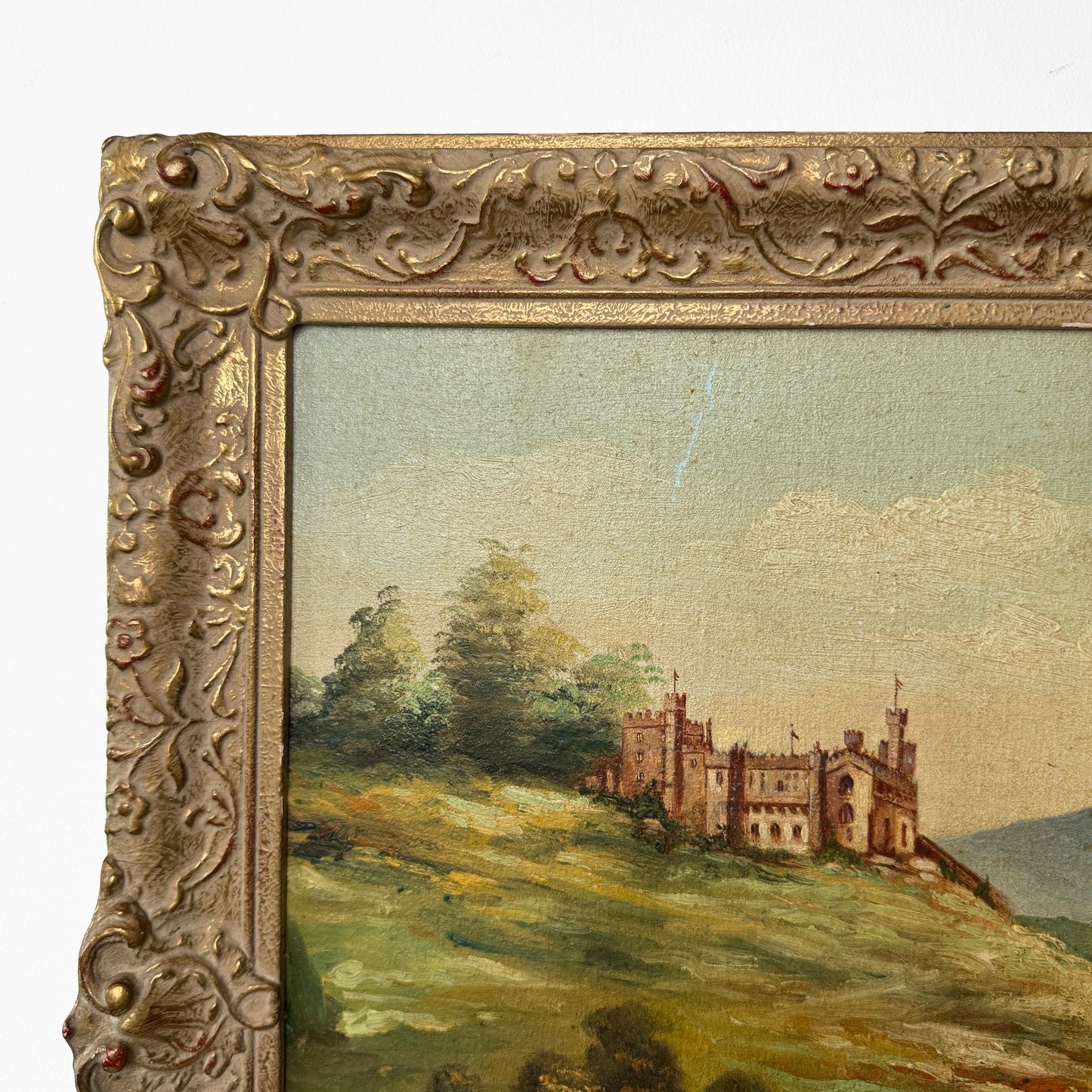 Waiting For Vizzini, original upcycled vintage art