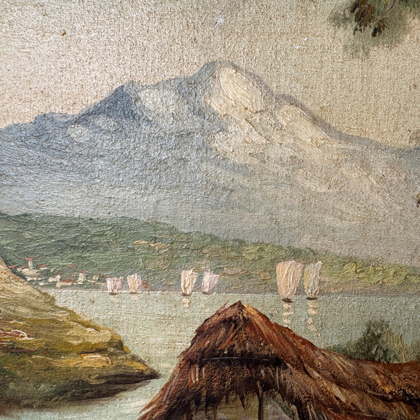 Waiting For Vizzini, original upcycled vintage art