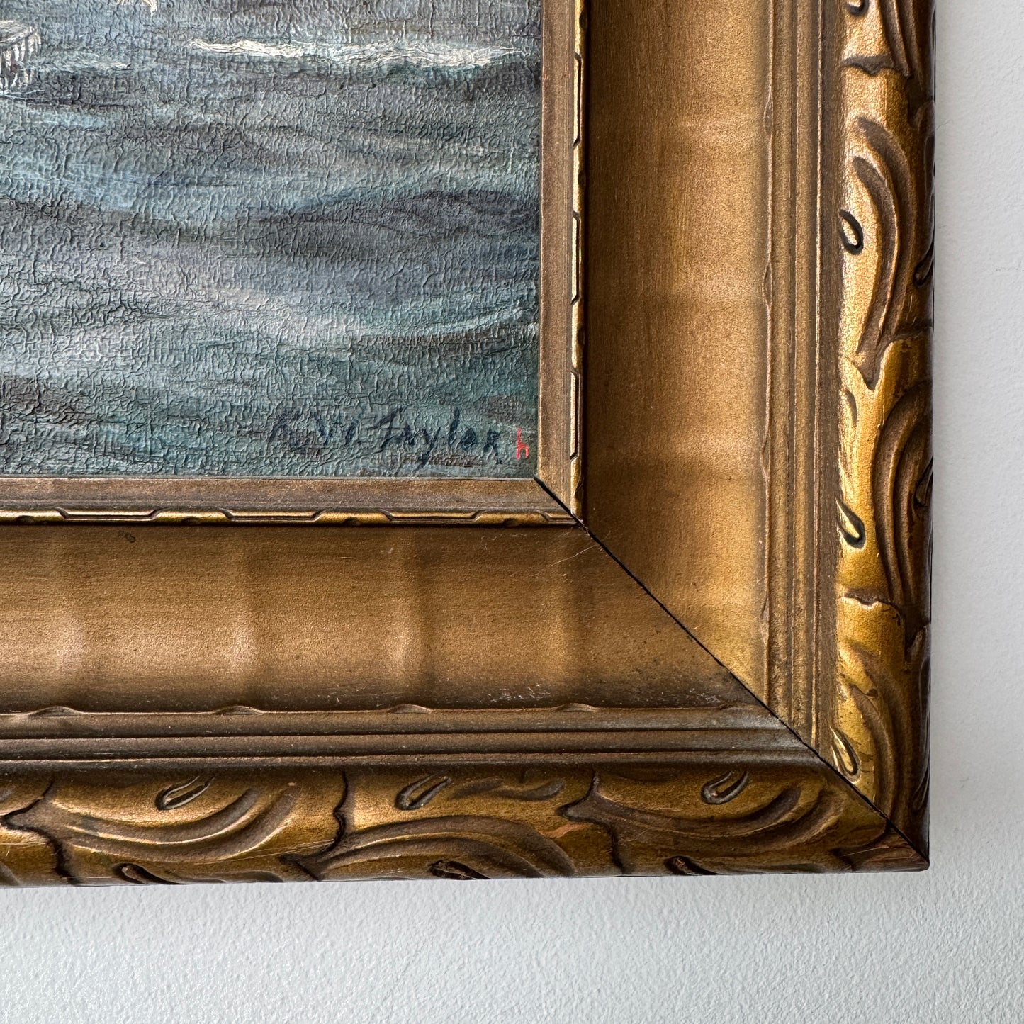 Out For A Pleasure Cruise, original upcycled vintage art