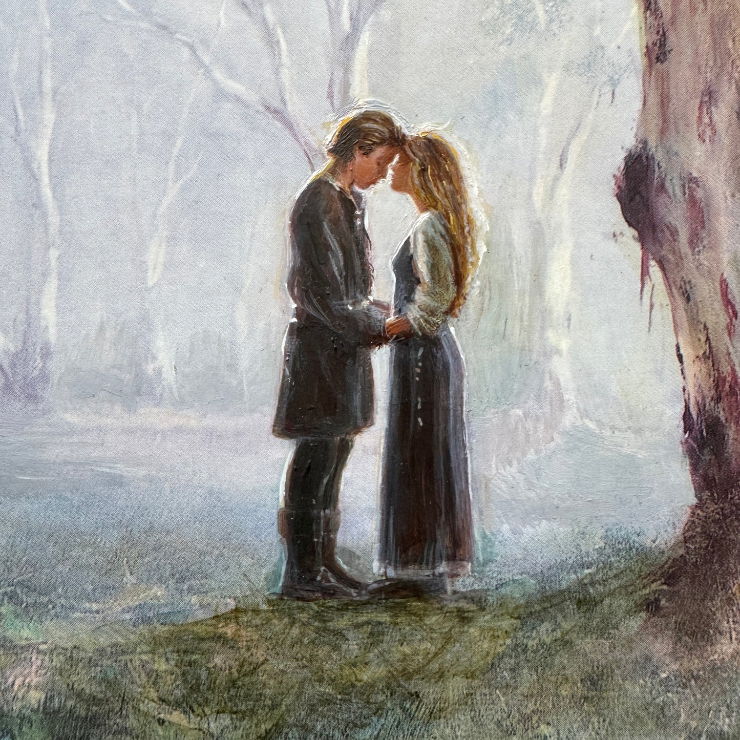 As You Wish, original upcycled vintage art