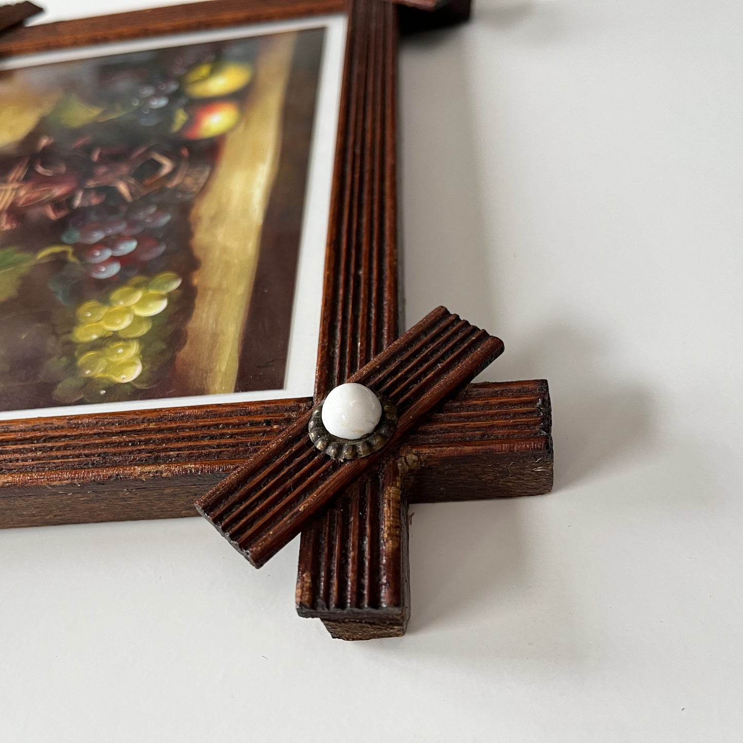 Riker's Souvenir - PRINT in Antique Frame, Wood