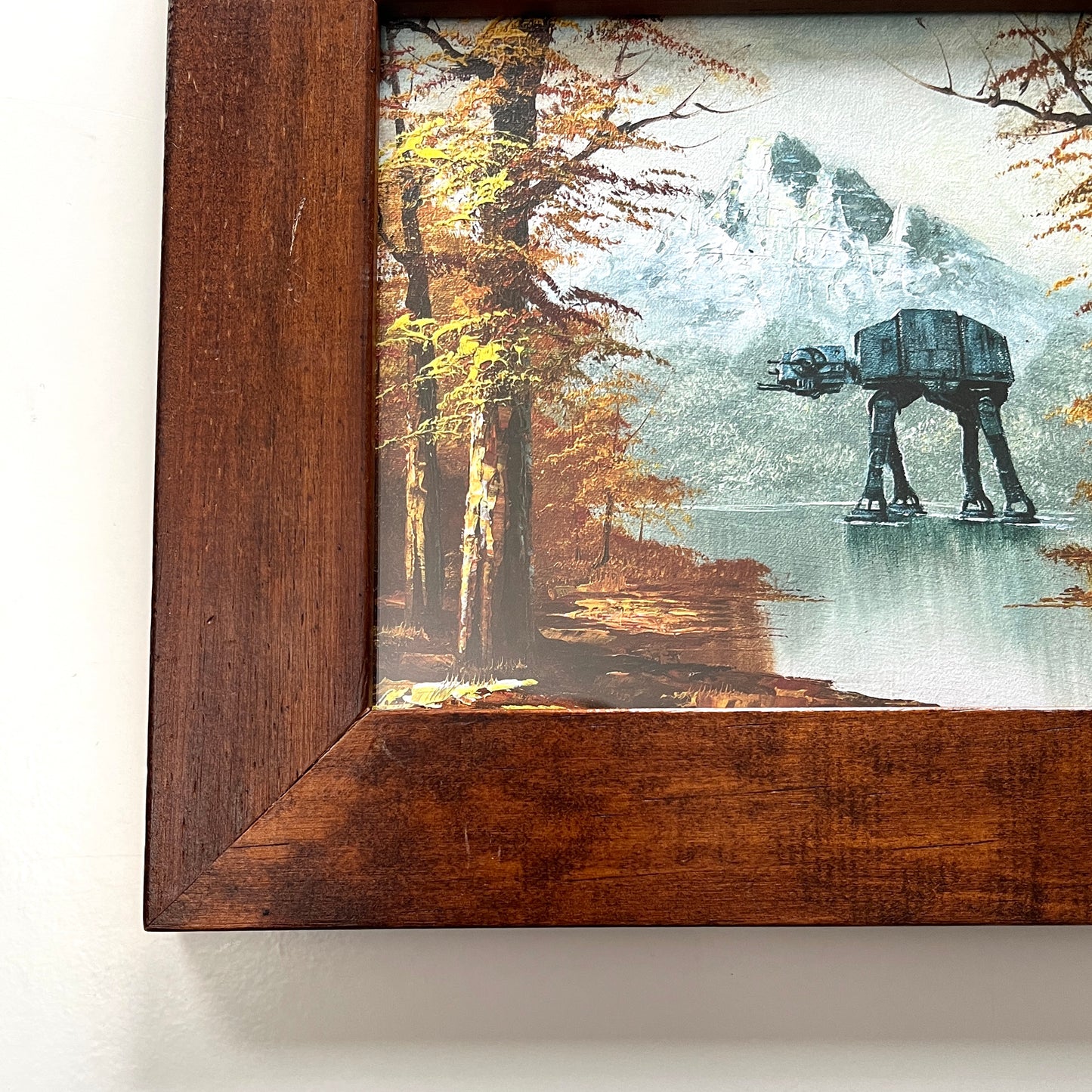 Autumn Walker - PRINT in Reclaimed Frame, Wood