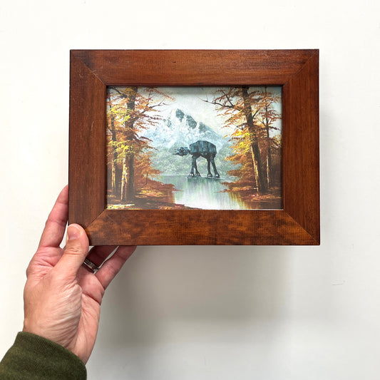 Autumn Walker - PRINT in Reclaimed Frame, Wood